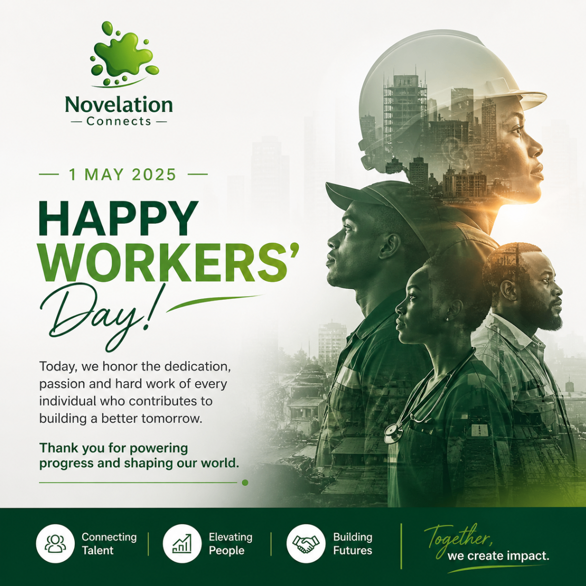 Novelation Connects Workers’ Day artwork honoring dedication, progress, and impact